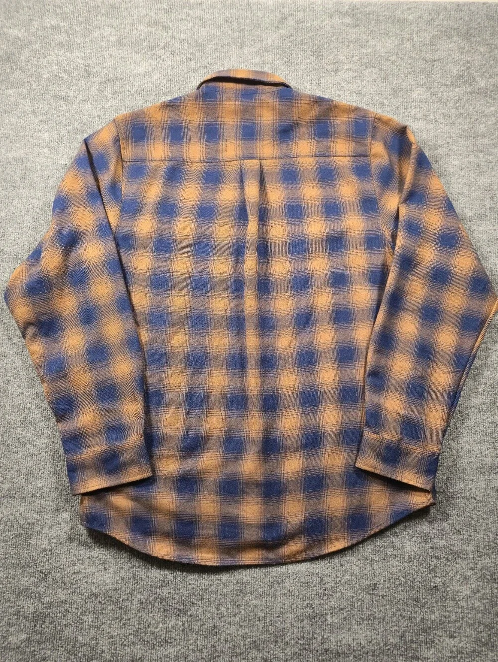 Dixxon Flannel The Eddie 10th Anniversary Blue Brown Plaid Shirt Men's Medium